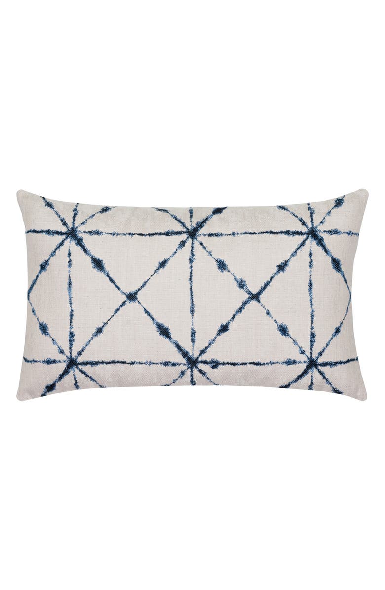 Elaine Smith Trilogy Indigo Indoor/Outdoor Lumbar Accent Pillow, Alternate, color,