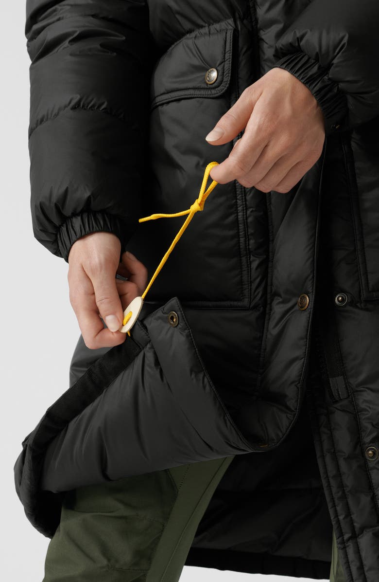 Fjällräven Expedition 700 Fill Power Hooded Long Down Jacket, Alternate, color, 