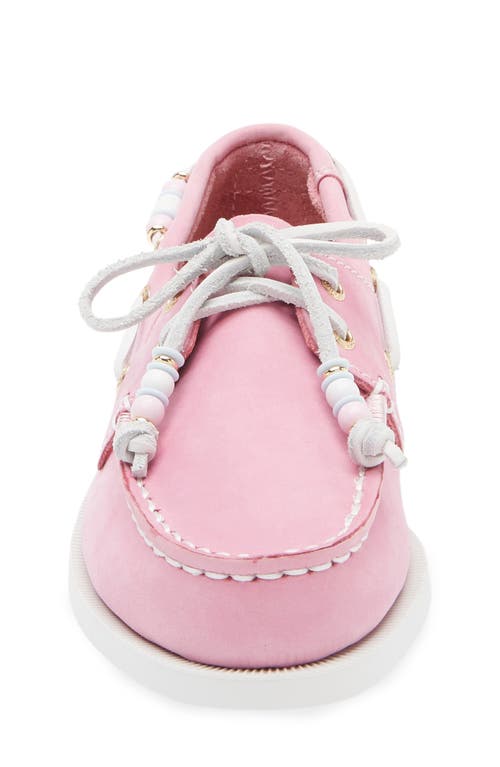 Sperry Authentic Original 2-eye Beaded Boat Shoe In Mauve