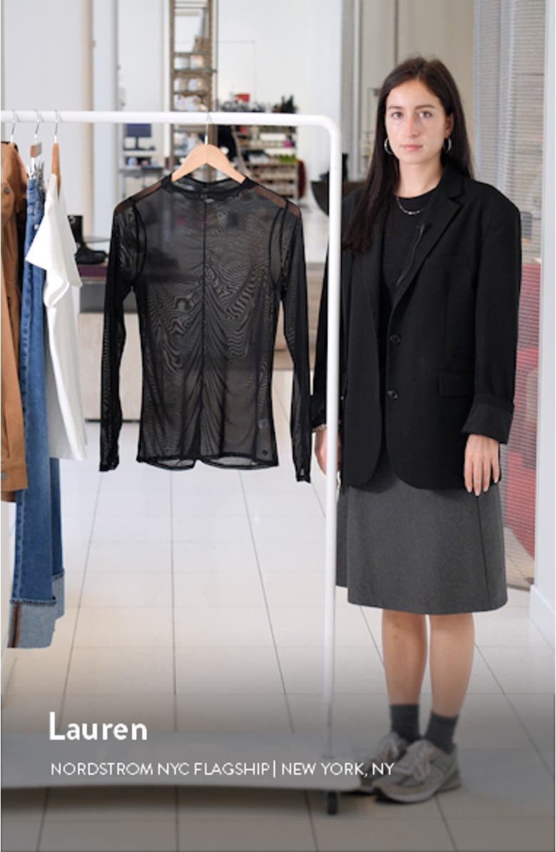 Women's Sheer Luck Long Sleeve Mesh T-Shirt, sales video thumbnail