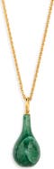 TOTEME Medium Jade Drop Necklace