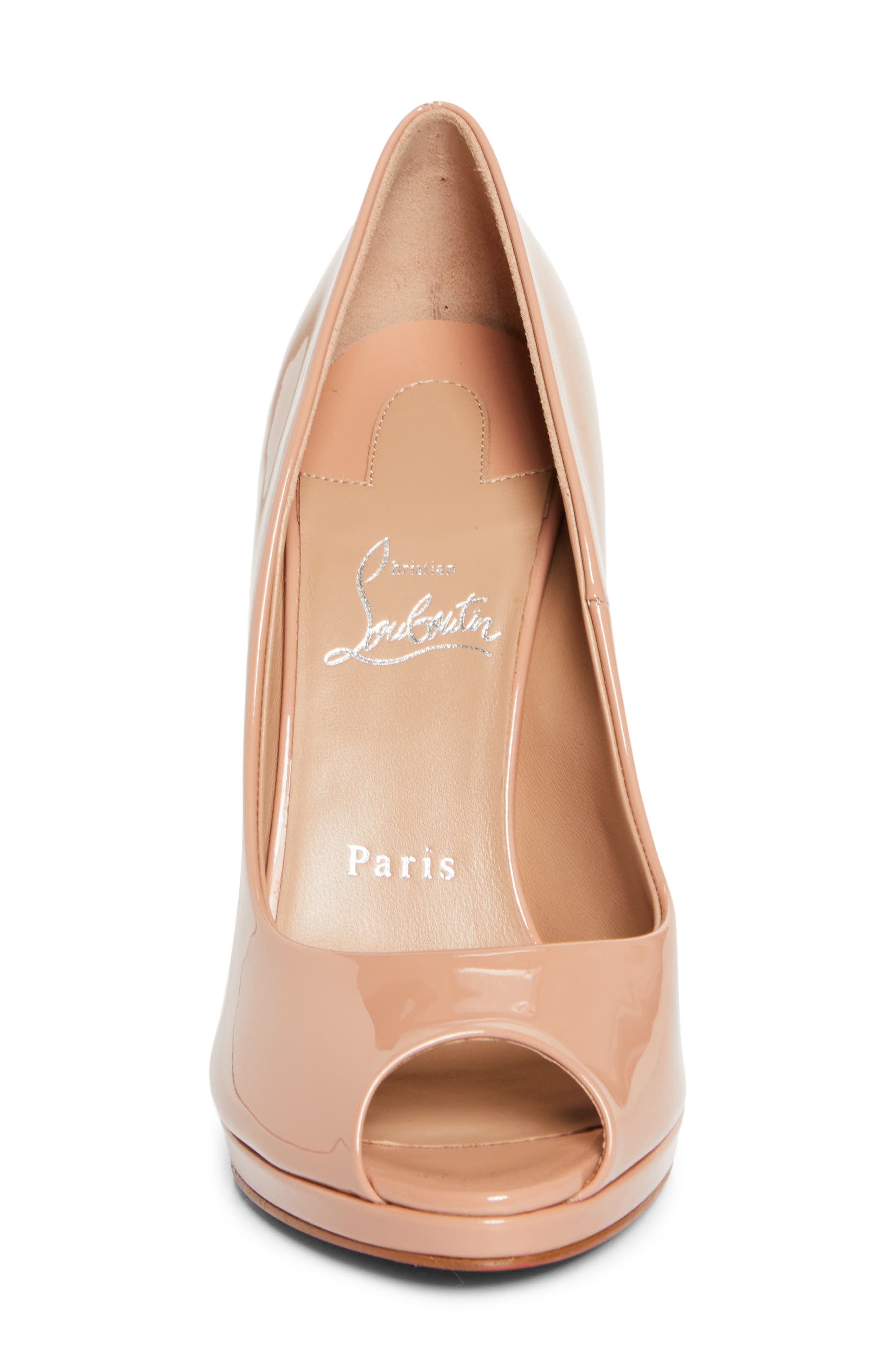 Lady Z Peep Toe Pump, Alternate, color, N295 BLUSH/LIN BLUSH