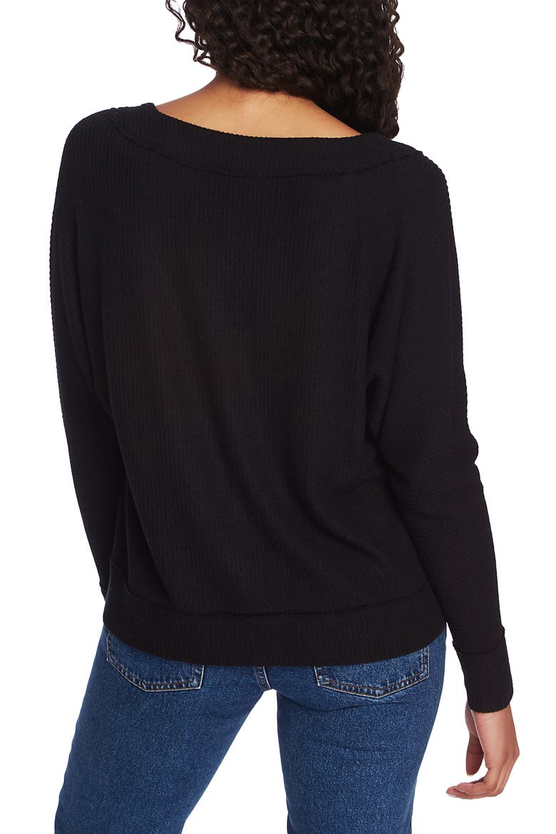 Button Front Crop Cardigan, Alternate, color, RICH BLACK