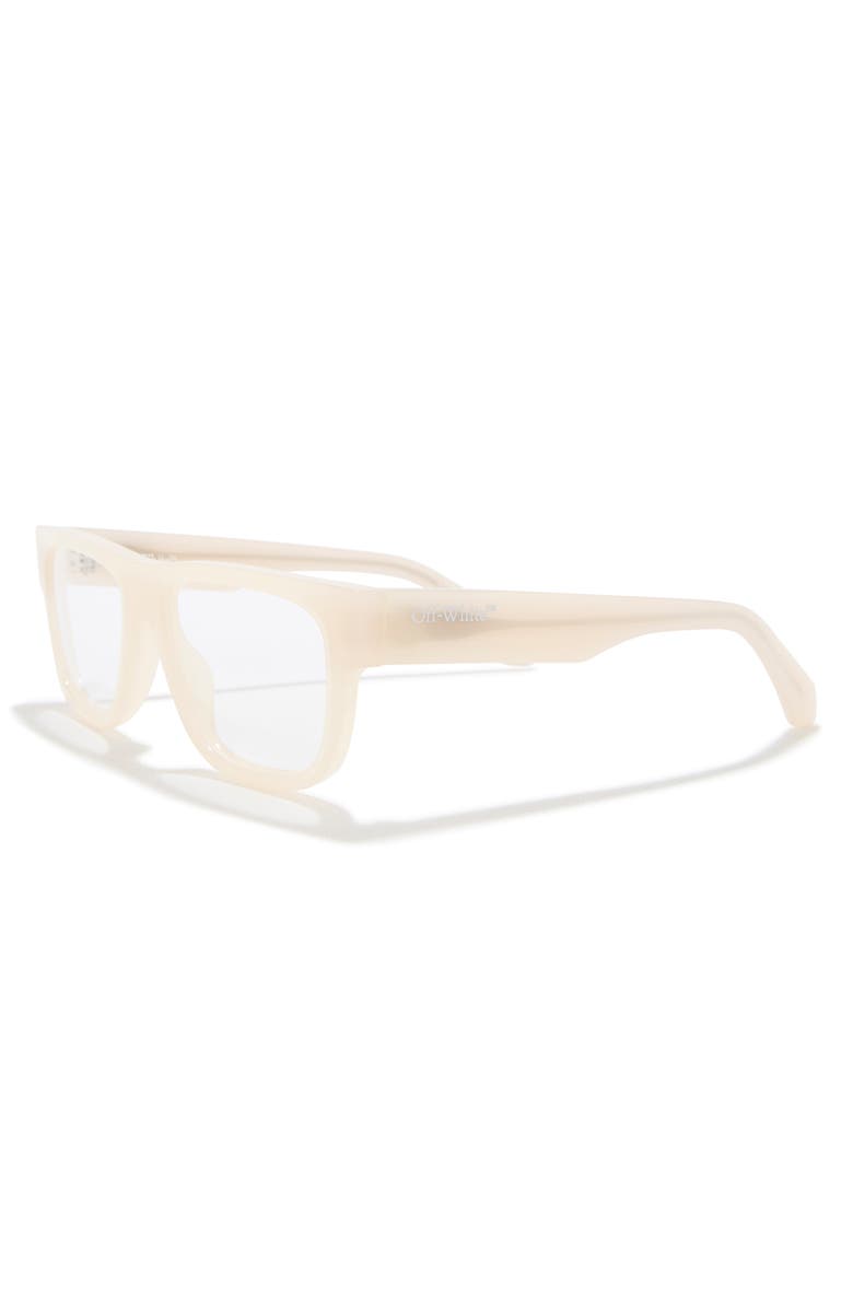 Off-White 7Z 55mm Optical Glasses, Alternate, color, Beige