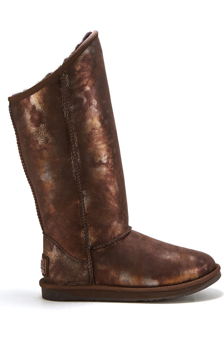Australia Luxe Collective Cosy Genuine Shearling Tall Boot, Alternate, color, Bronze