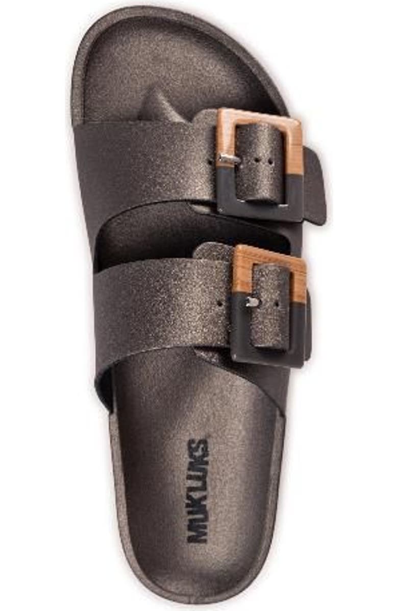 MUK LUKS Women's Grand Cayman Sandal, Alternate, color, Pewter