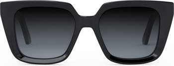 DIOR 'DiorMidnight S1I 53mm Square Sunglasses | Nordstrom