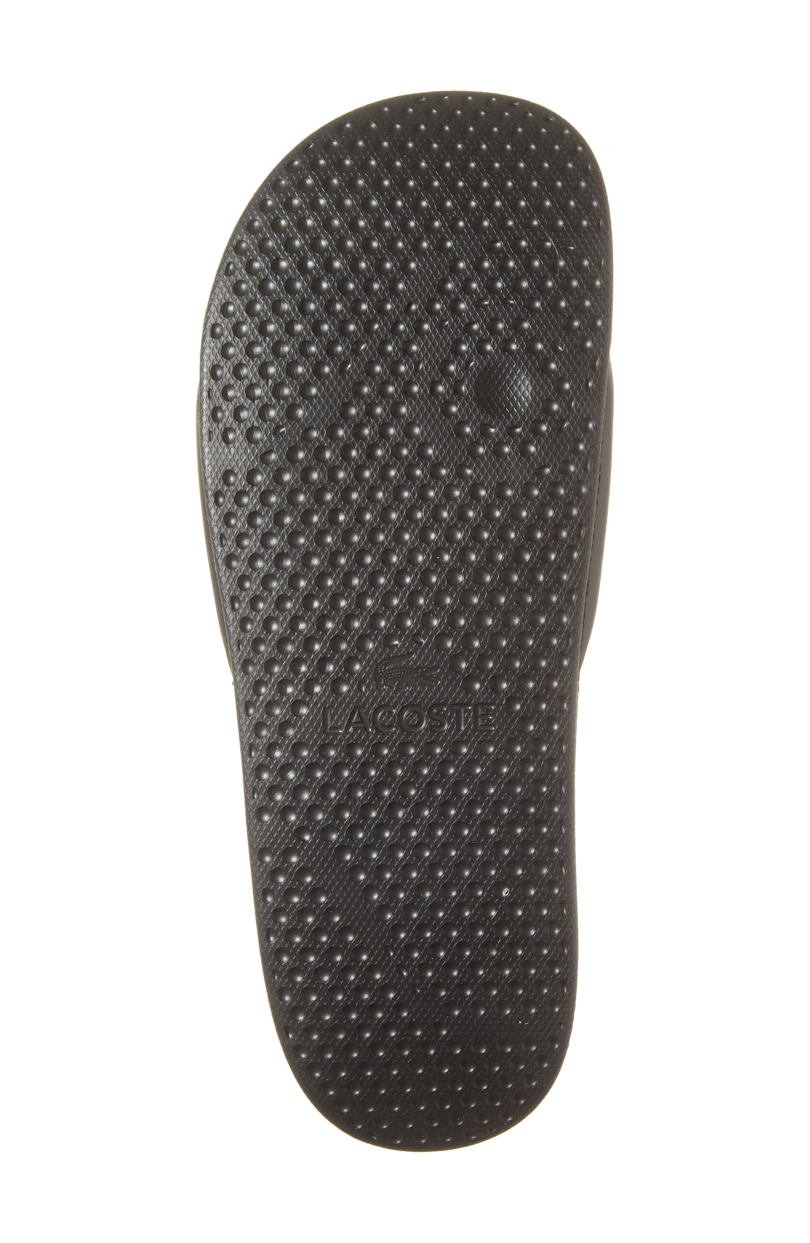 Serve Slide Sandal, Alternate, color, BLACK/ WHITE