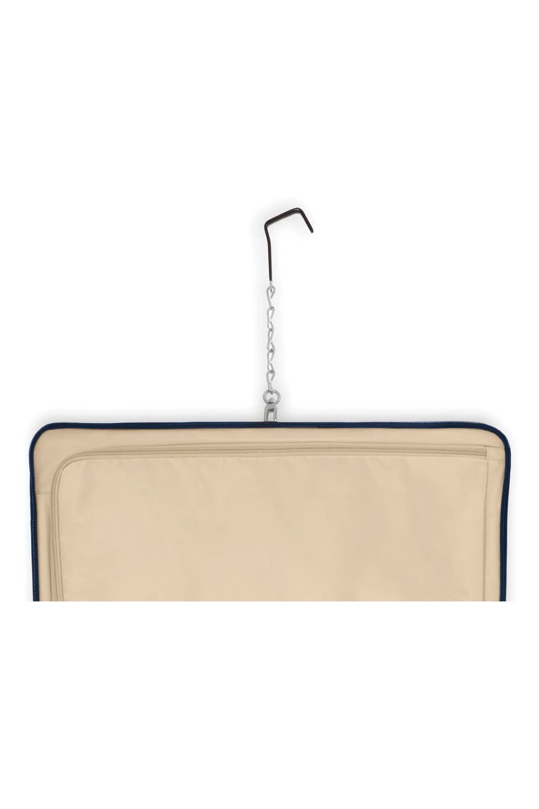Baseline Deluxe Wardrobe Spinner Suitcase, Alternate, color, NAVY