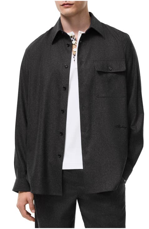 Wool Cashmere Overshirt