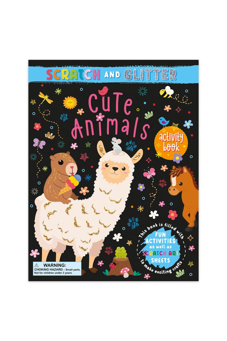Scratch & Glitter Activity Book, Main, color, Multicolored