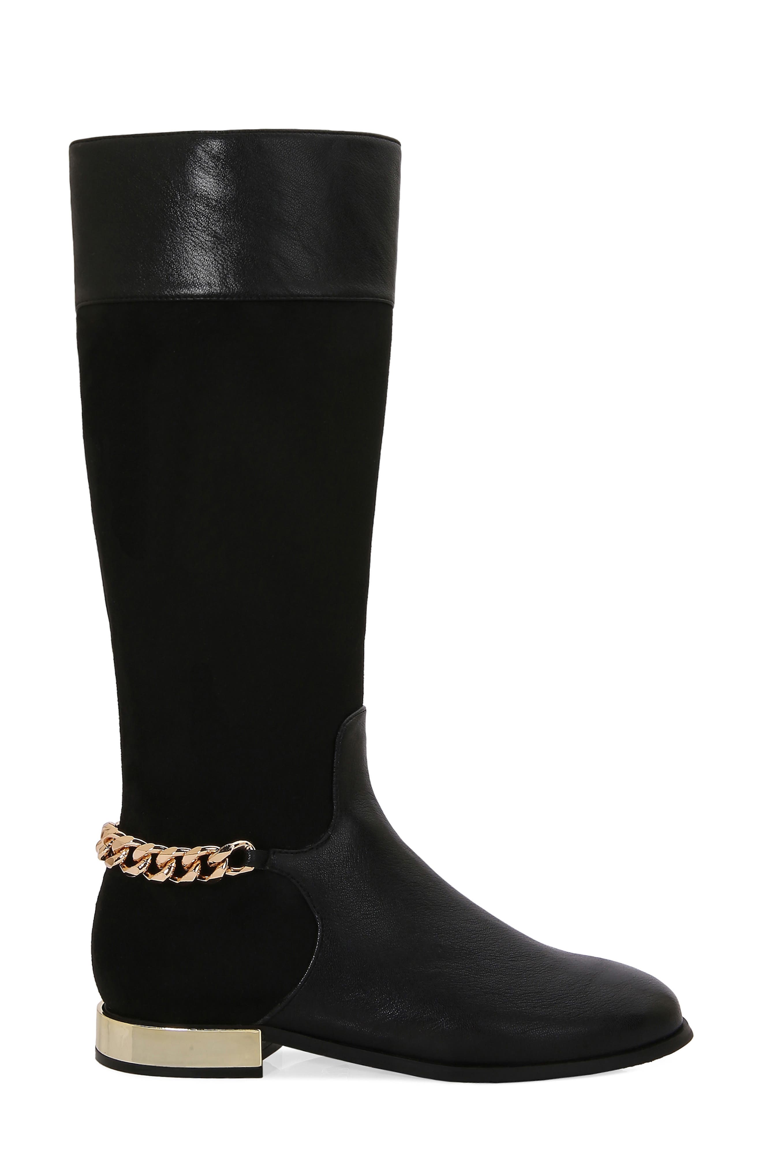 Miles Knee High Boot, Alternate, color, BLACK