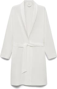 MANGO Embroidered Cotton Gown