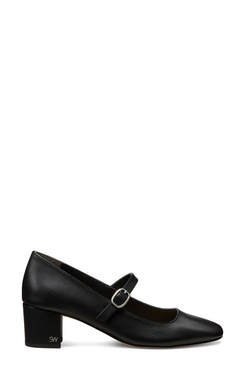 Stuart Weitzman Louise 50 Mary Jane In Black