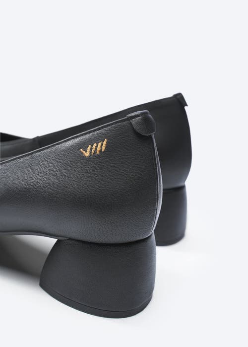 Viscata Milan Leather Heels In Black