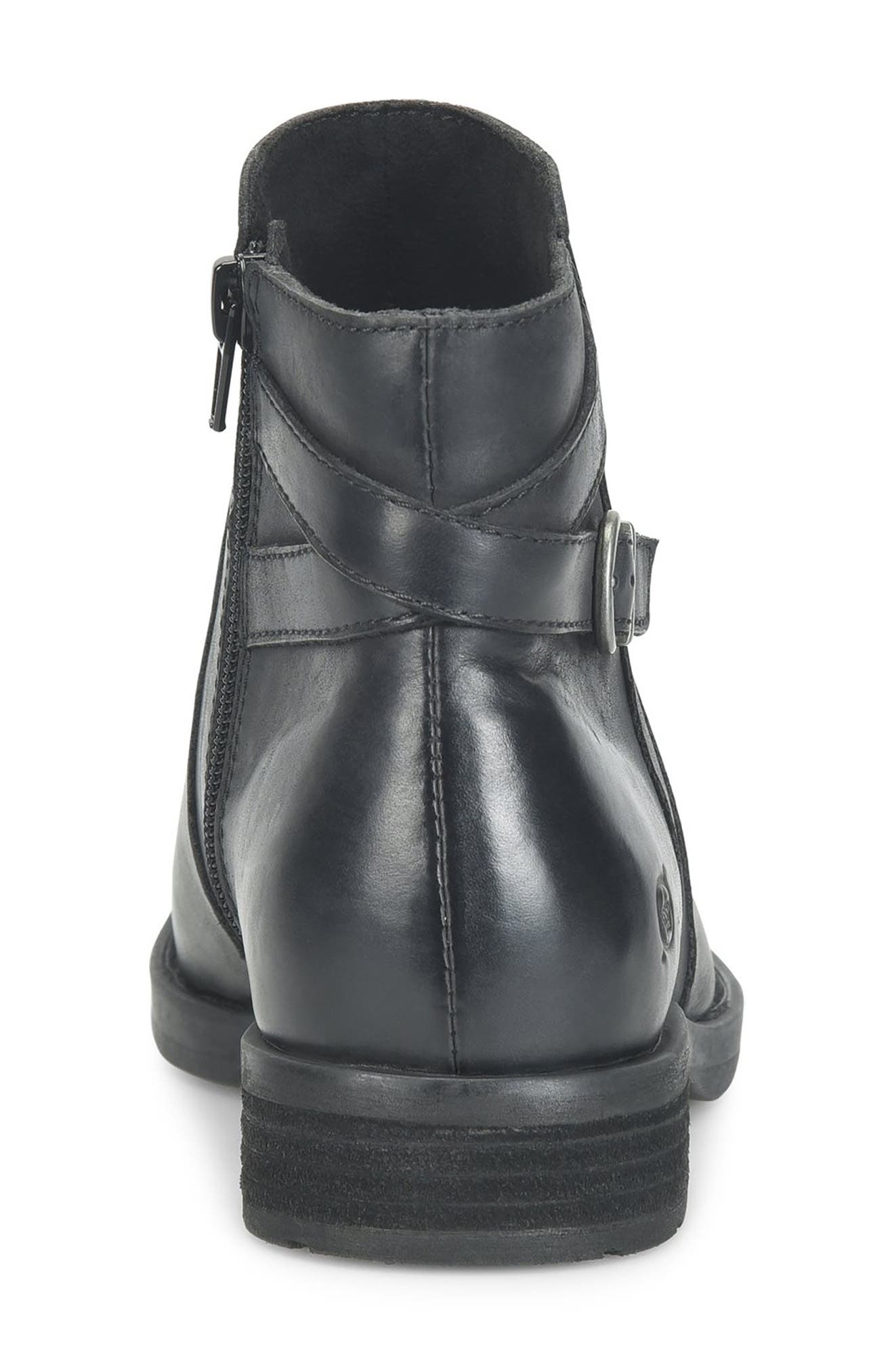Børn Carney Boot, Alternate, color, Black Leather