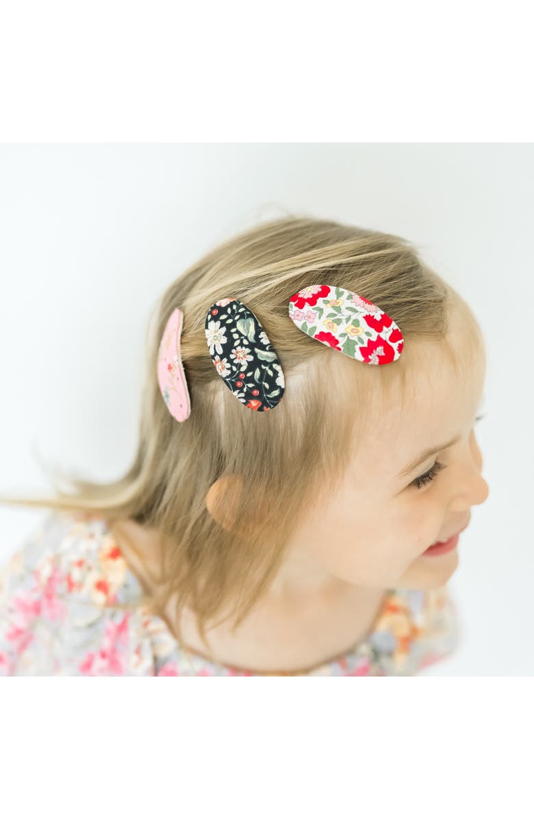 Puttisu Liberty Floral Hair Clip Set of 6, Alternate, color, Wildflower Mix