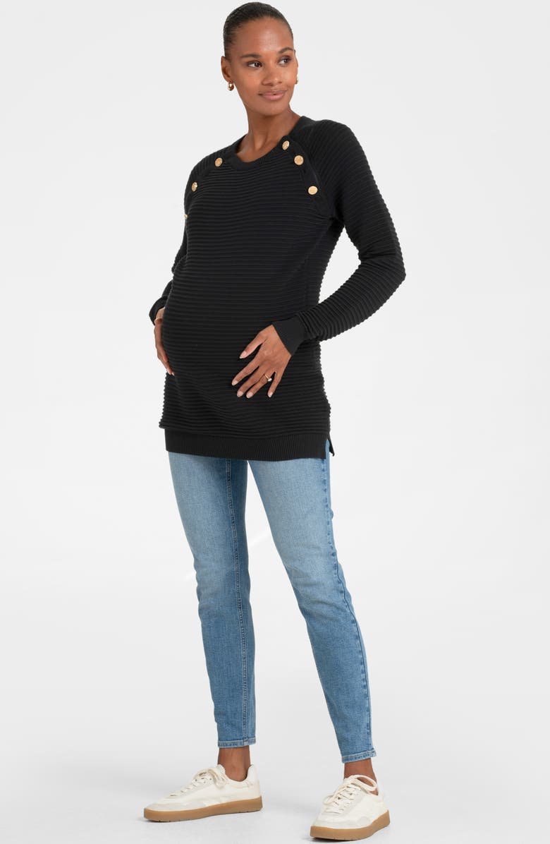 Seraphine Over the Bump Skinny Maternity Jeans, Alternate, color, 