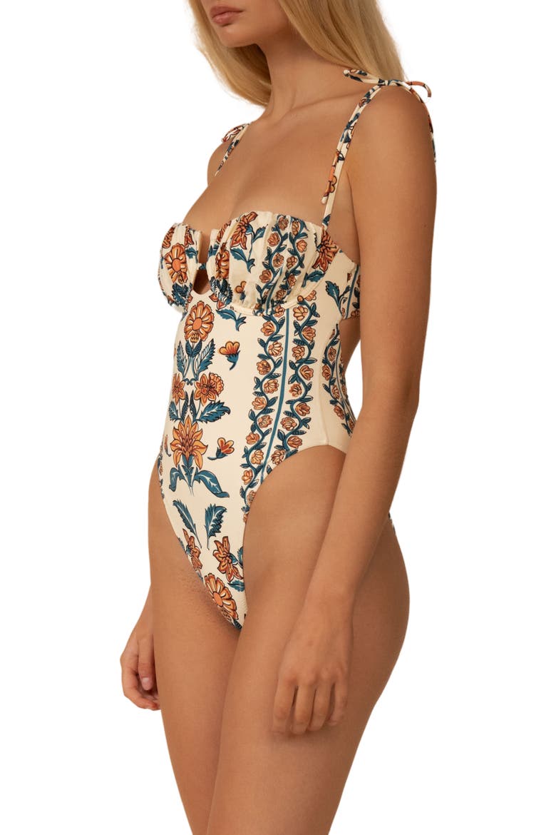 Winona Floral Underwire One-Piece Swimsuit, Alternate, color, WINONA FLORAL