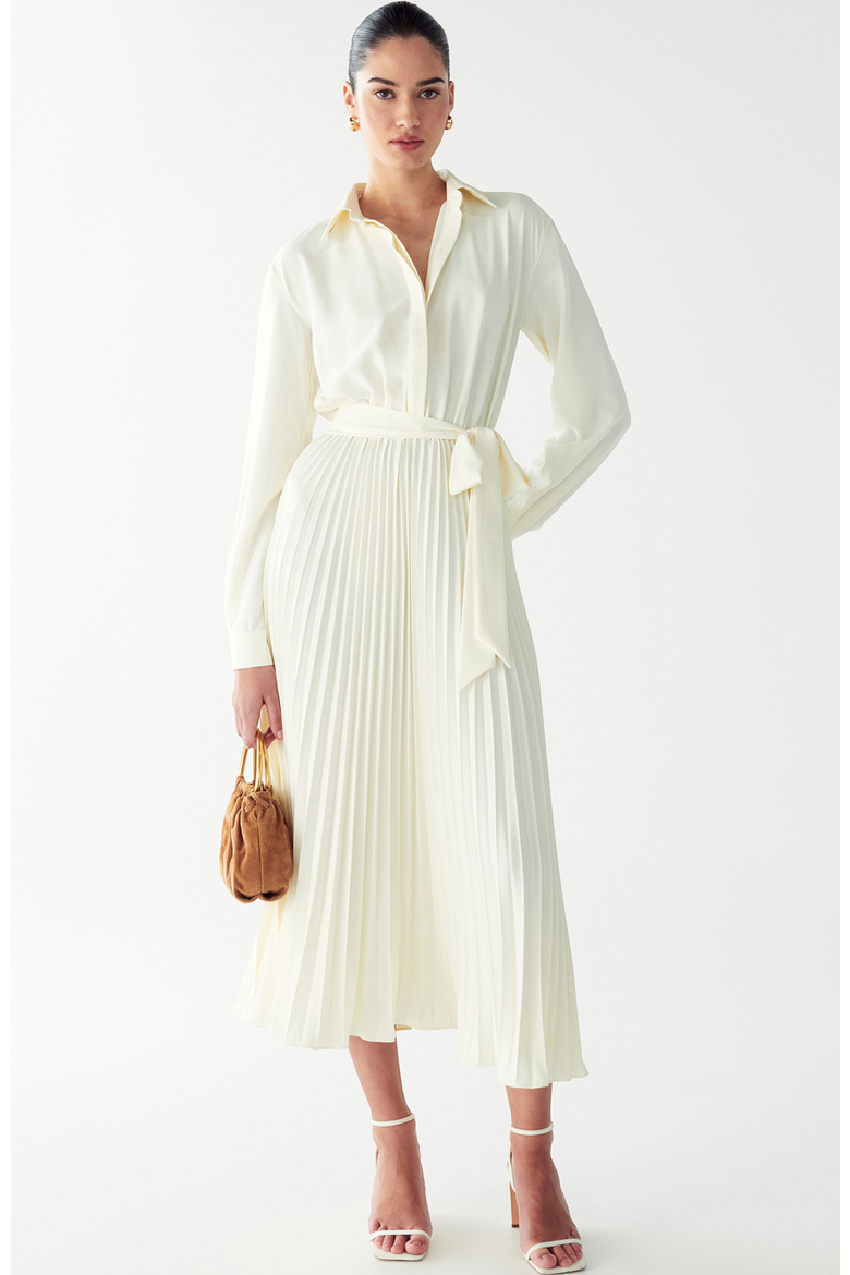 Mckenzi Midi Dress, Alternate, color, Cream