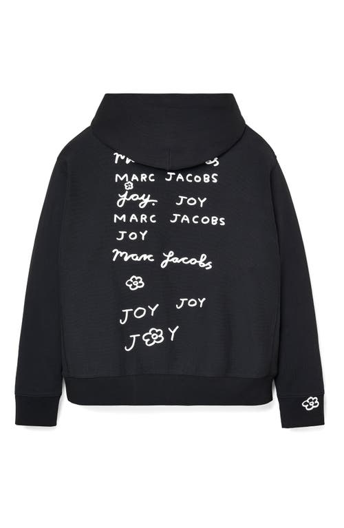 Marc Jacobs Joy Daisy Graphic Hoodie In Black