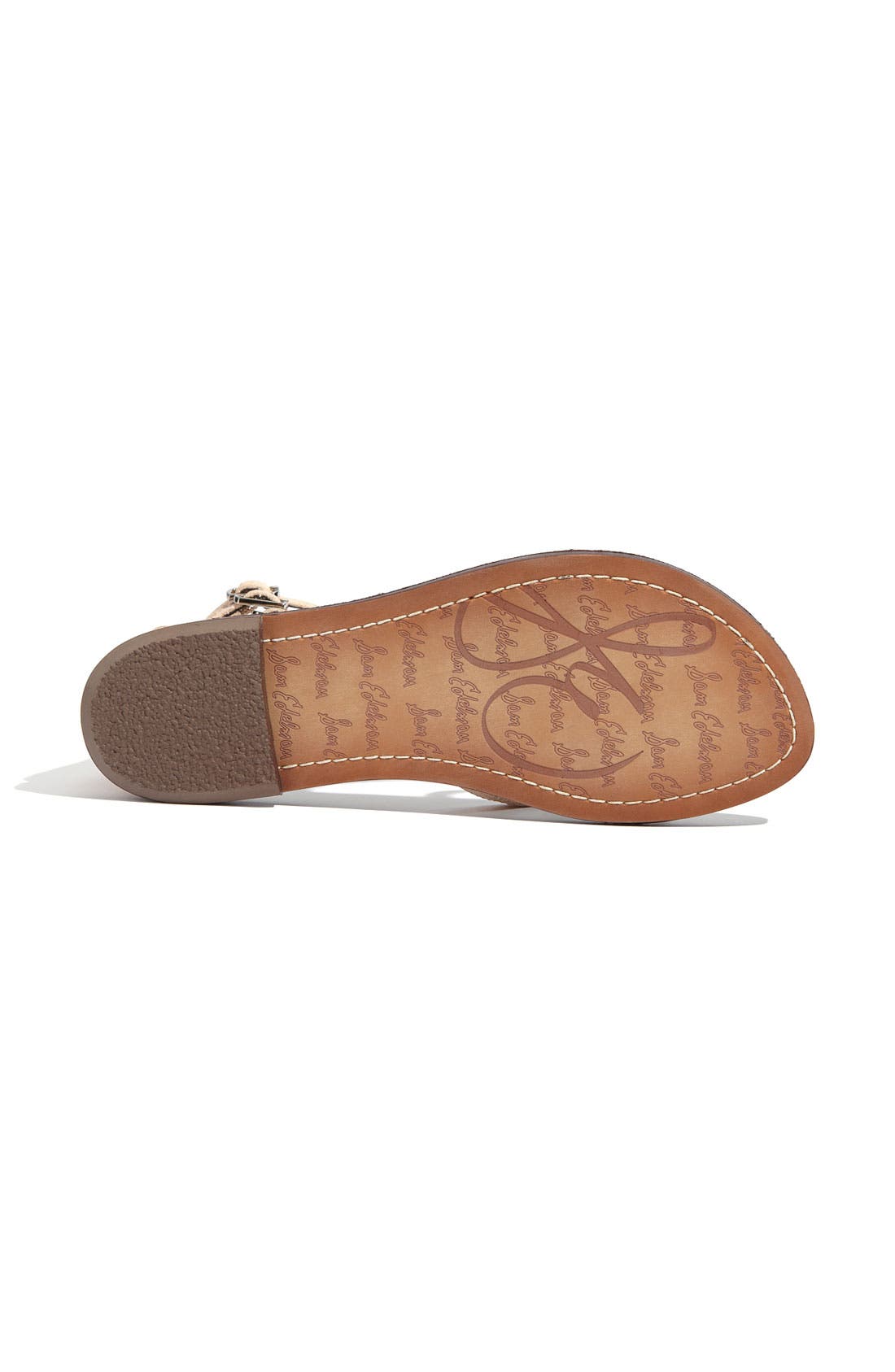 'Georgina' Sandal, Alternate, color, NATURAL LEATHER