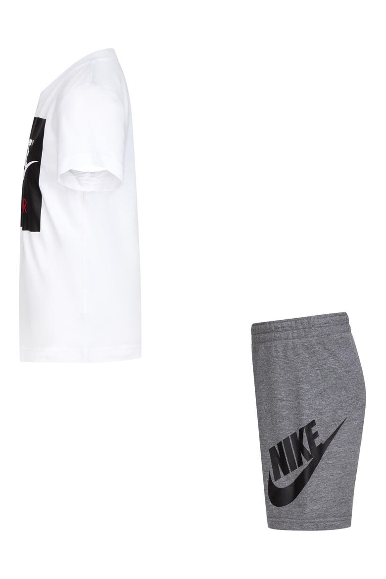 Kids' Crew Tee & Knit Shorts Set, Alternate, color, CARBON HEATHER