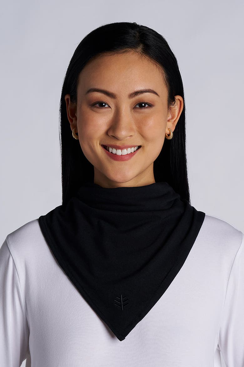Sanibel Everyday Beach Bandana, UPF 50+ Sun Protection, Alternate, color, Black