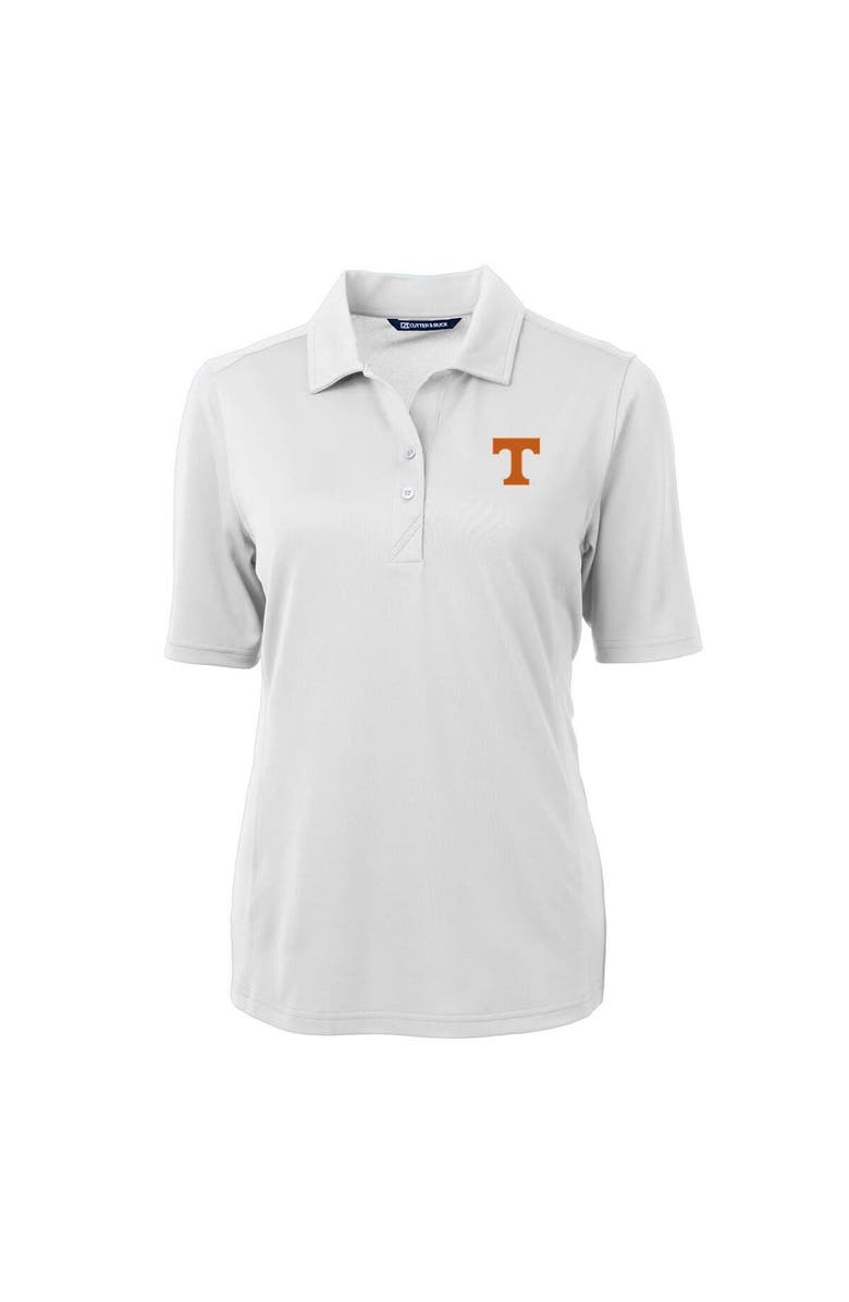 Cutter & Buck Women's Cutter & Buck White Tennessee Volunteers Virtue Eco Pique Recycled Polo, Main, color, White