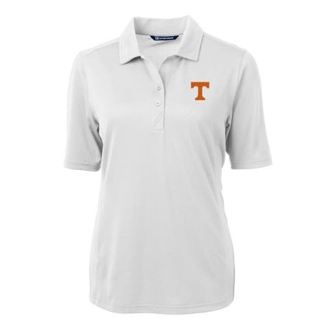 Women's Cutter & Buck White Tennessee Volunteers Virtue Eco Pique Recycled Polo