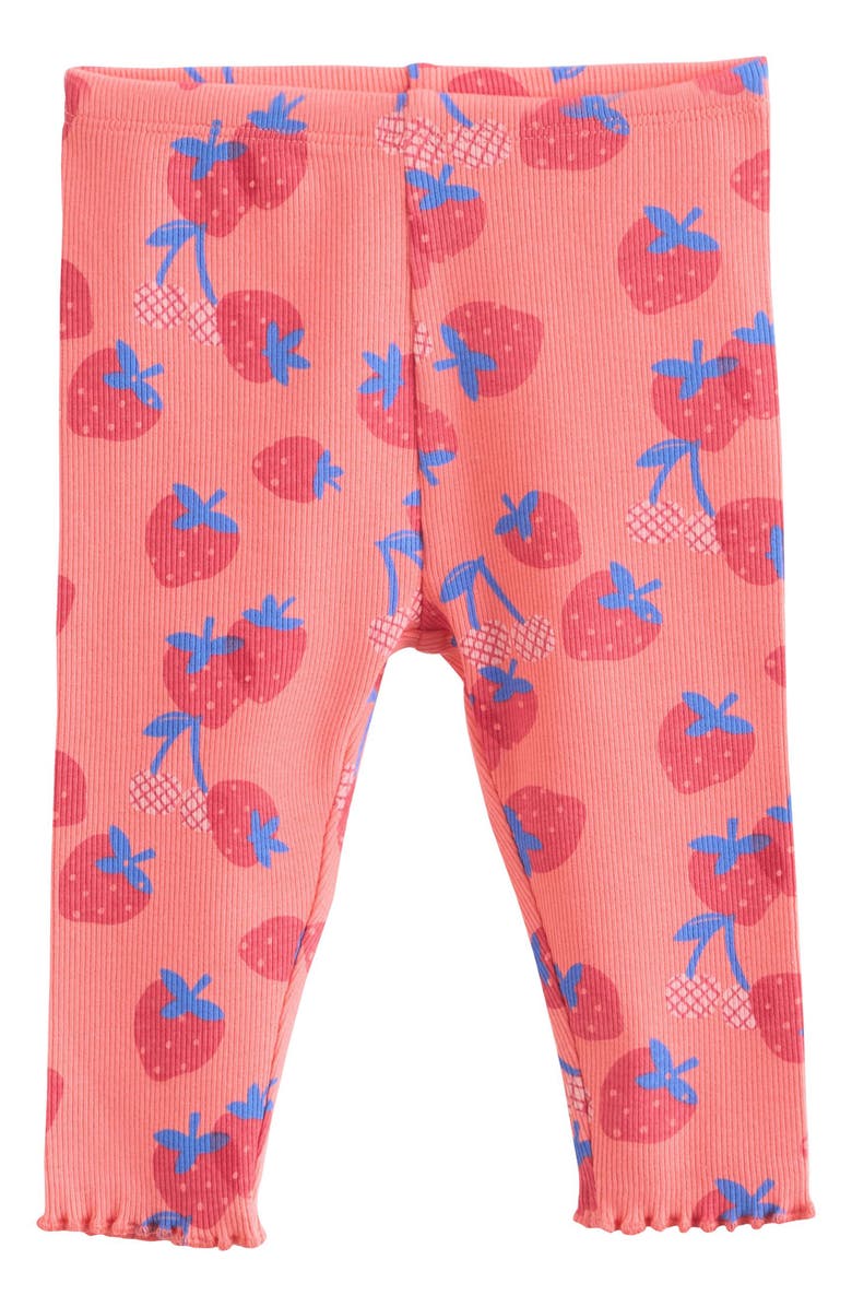 NEXT Fruit Print Top & Leggings Set, Alternate, color, Red