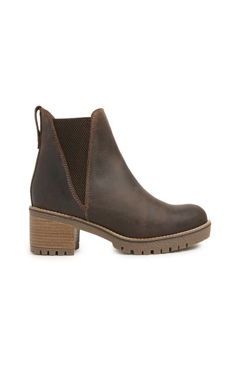 Block Heel Chelsea  Boot