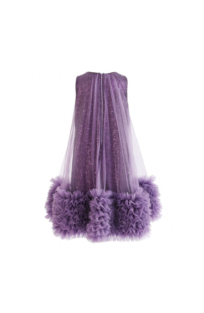 Tulleen Serenata Glitter Tulle Dress, Alternate, color, Purple