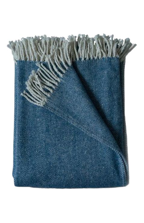 100% Cotton Herringbone Throws