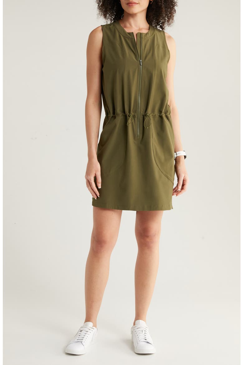 In Flight Utility Dress, Main, color, OLIVE NIGHT