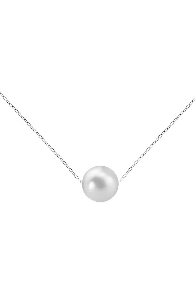 Sterling Silver Pearl Necklace, Alternate, color, Pink