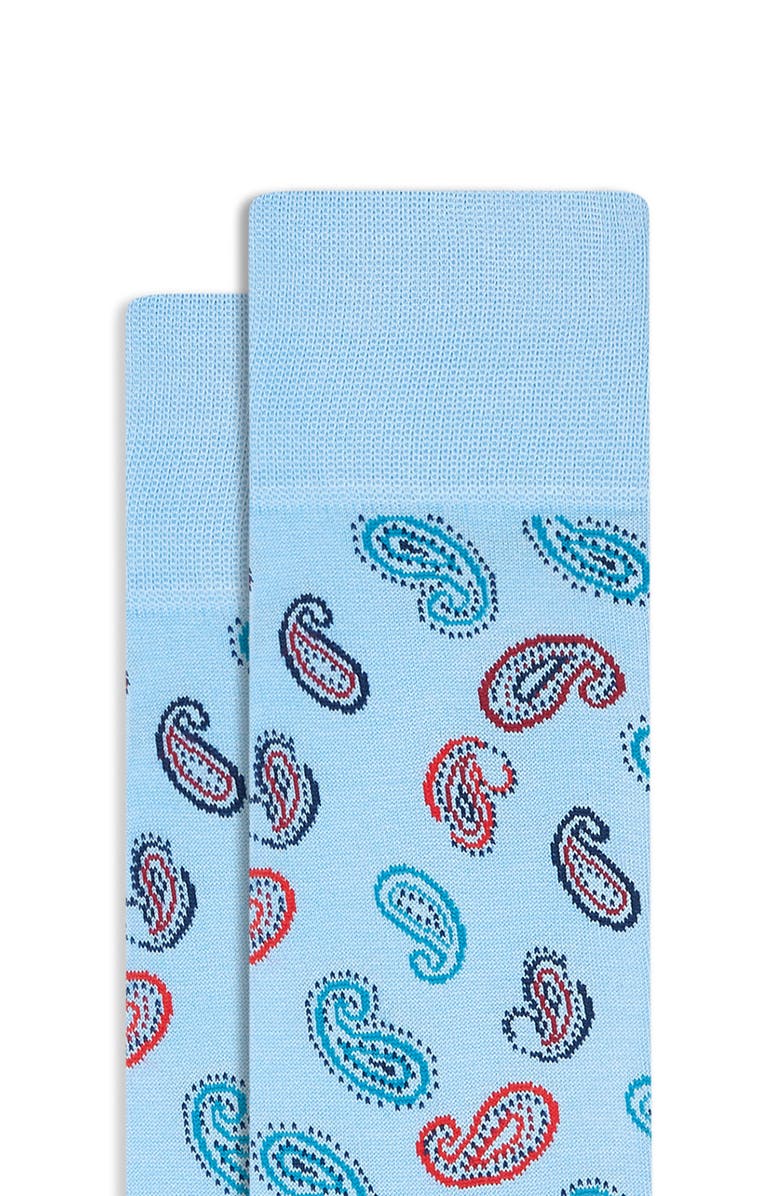 Bugatchi Paisley Dress Socks, Alternate, color,