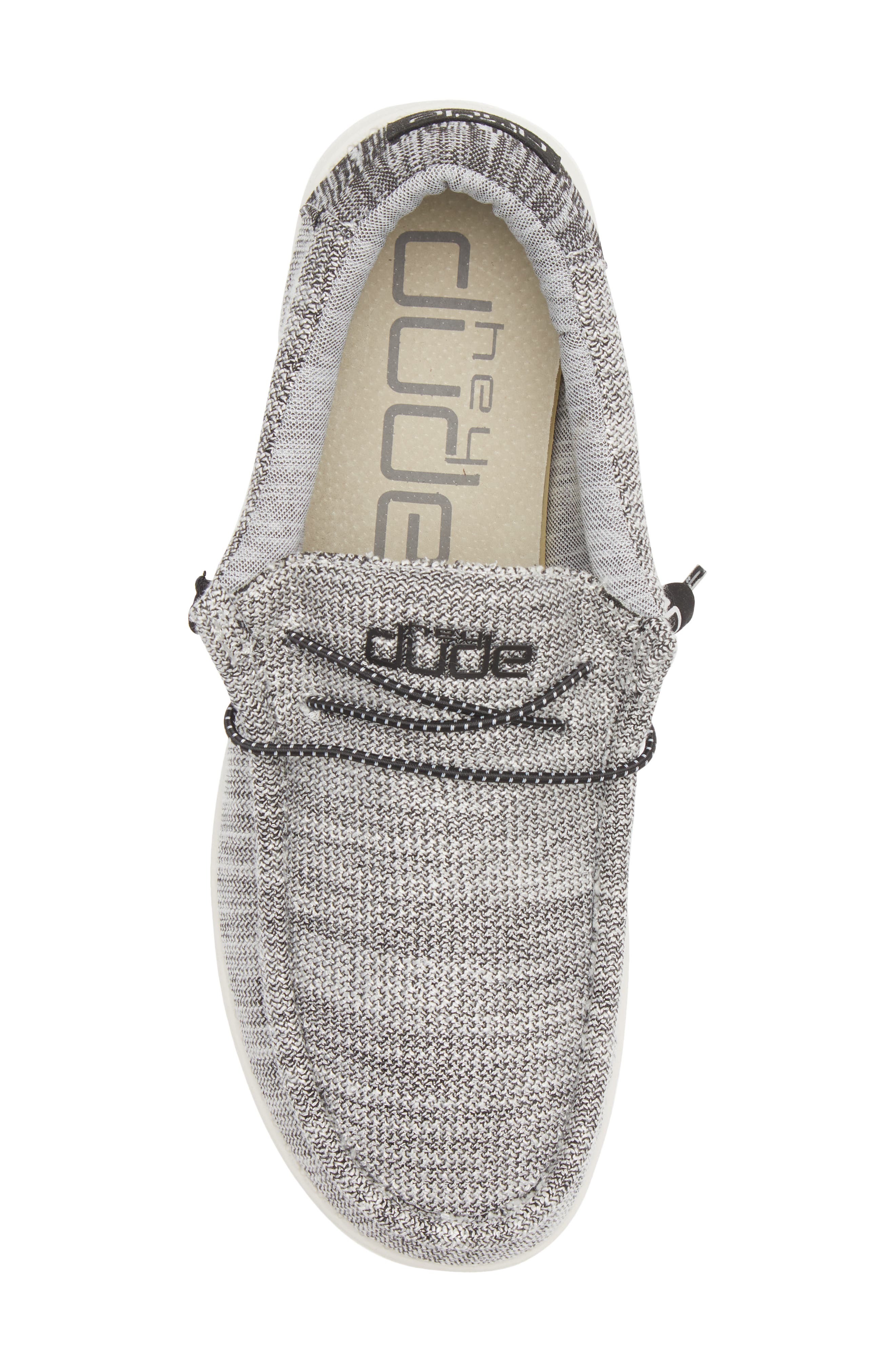 Hey Dude Wally Stretch Boat Shoe, Alternate, color, Yin And Yang