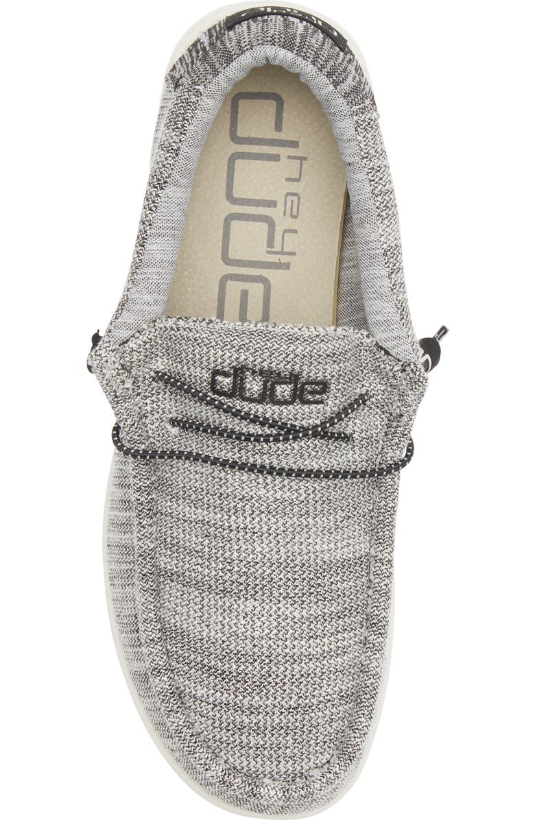 Hey Dude Wally Stretch Boat Shoe, Alternate, color, Yin And Yang