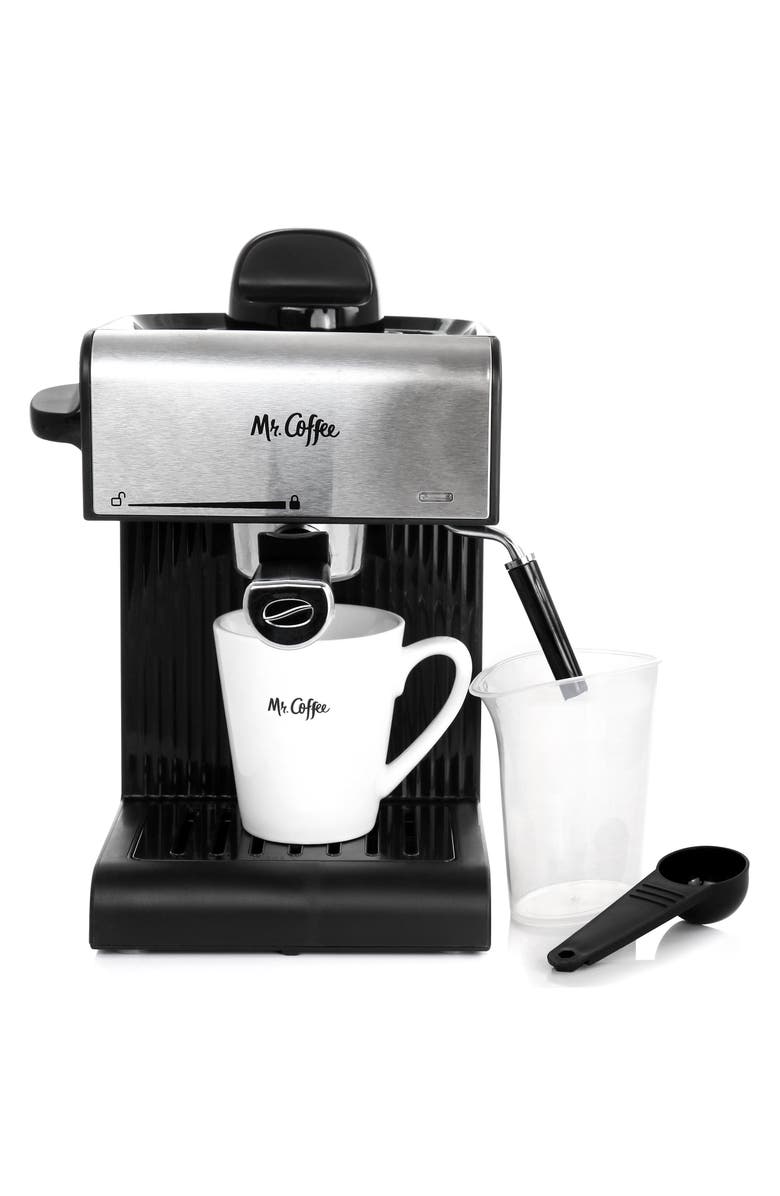 Mr. Coffee Espresso, Cappuccino and Latte Maker, Alternate, color, Black