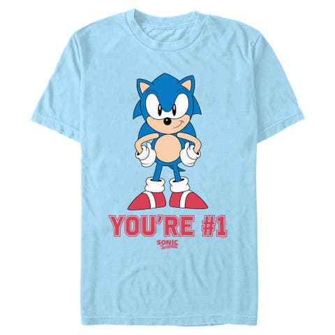 Men's Sonic the Hedgehog You're The Number One  Graphic T-Shirt