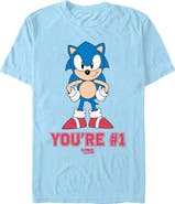 Sonic the Hedgehog Men's Sonic the Hedgehog You're The Number One Graphic T-Shirt