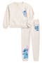 Kids' Disney Stitch Stay Weird Fleece Top & Joggers Set