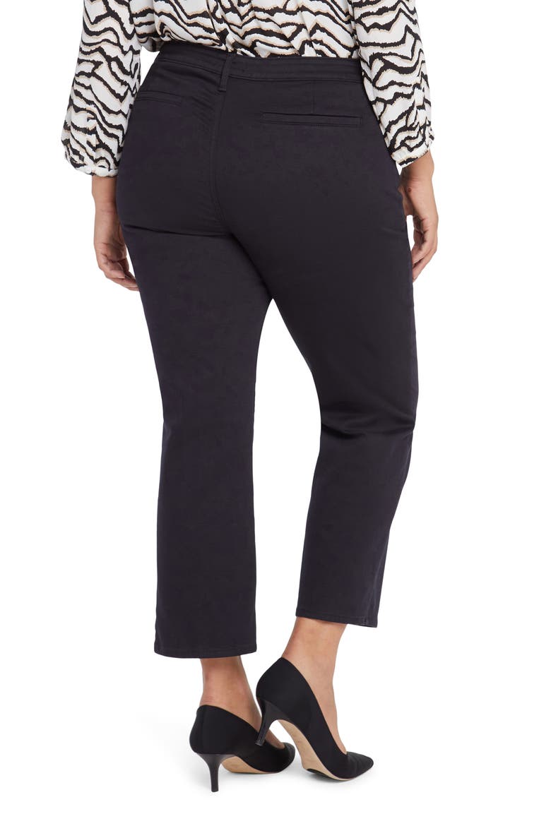 Piper Relaxed Crop Straight Leg Jeans, Alternate, color, BLACK