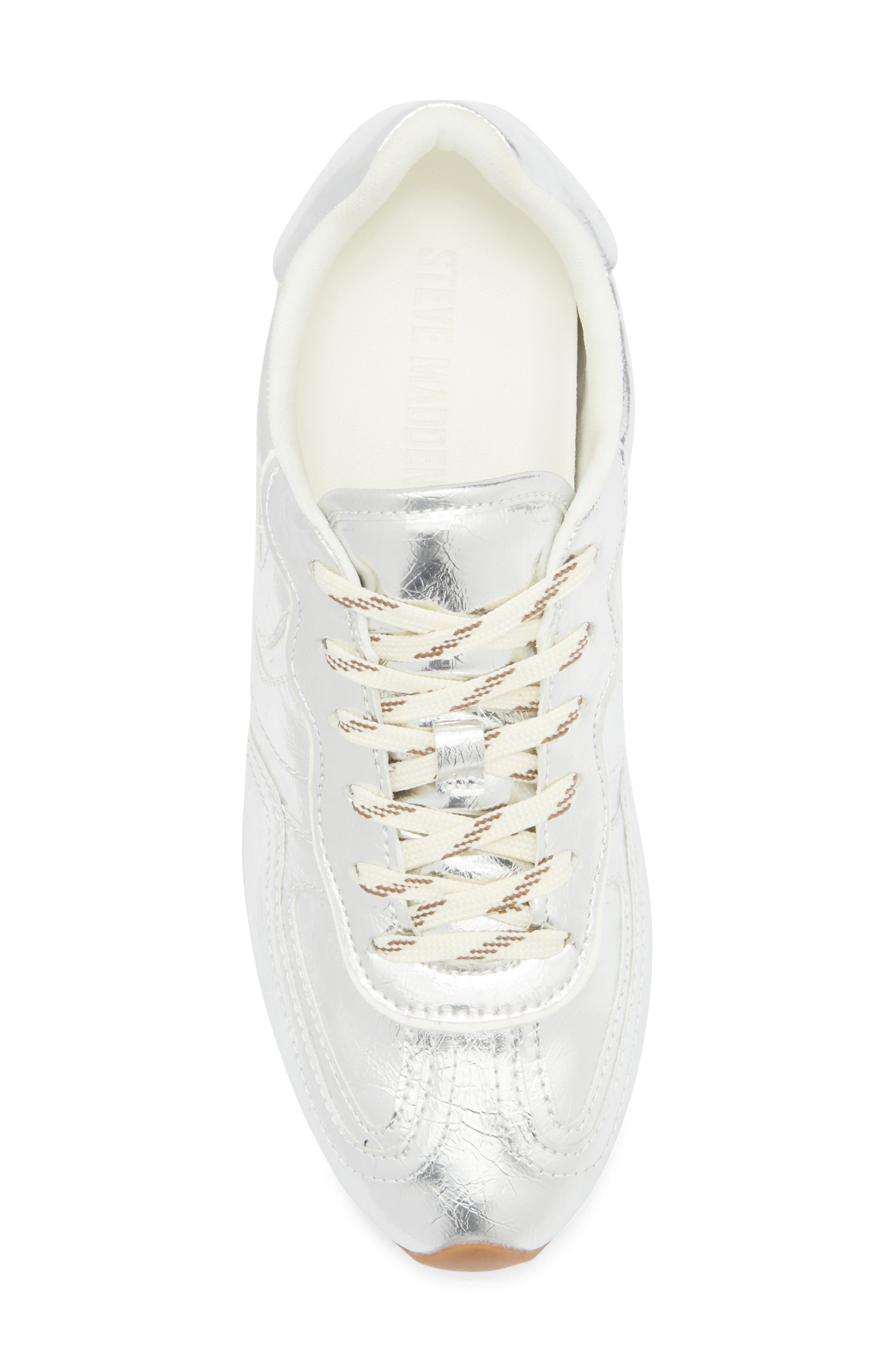 Steve Madden Abbi Sneaker, Alternate, color, Silver