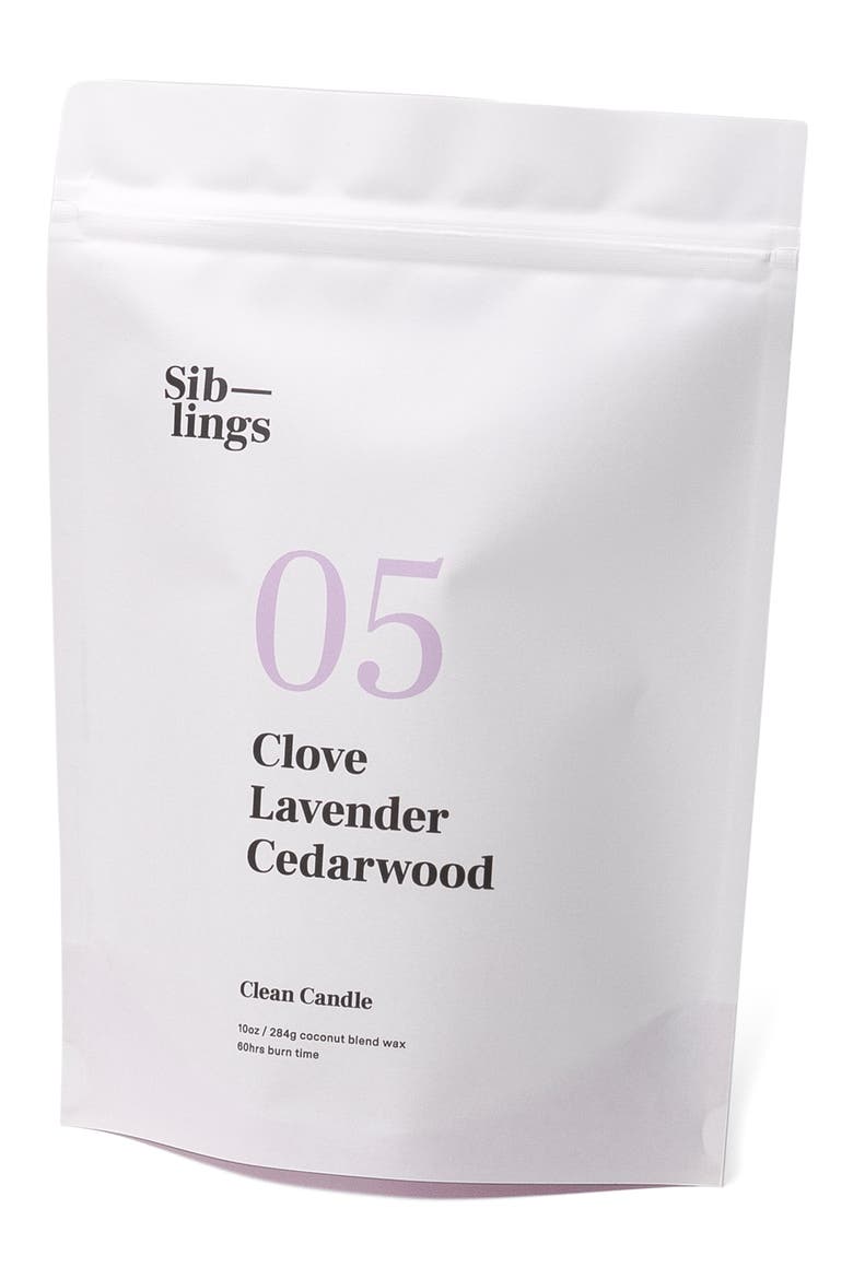No. 05 Lavender Refillable Candle, Main, color, CLOVE LAVENDER CEDAR