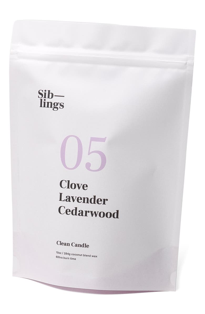 SIBLINGS No. 05 Lavender Refillable Candle, Main, color, Clove Lavender Cedar