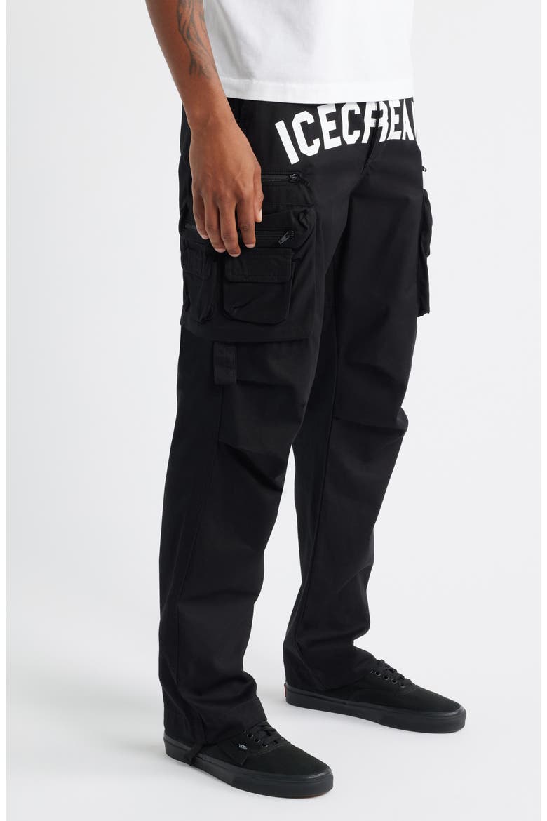 Coco Cargo Pants, Alternate, color, BLACK
