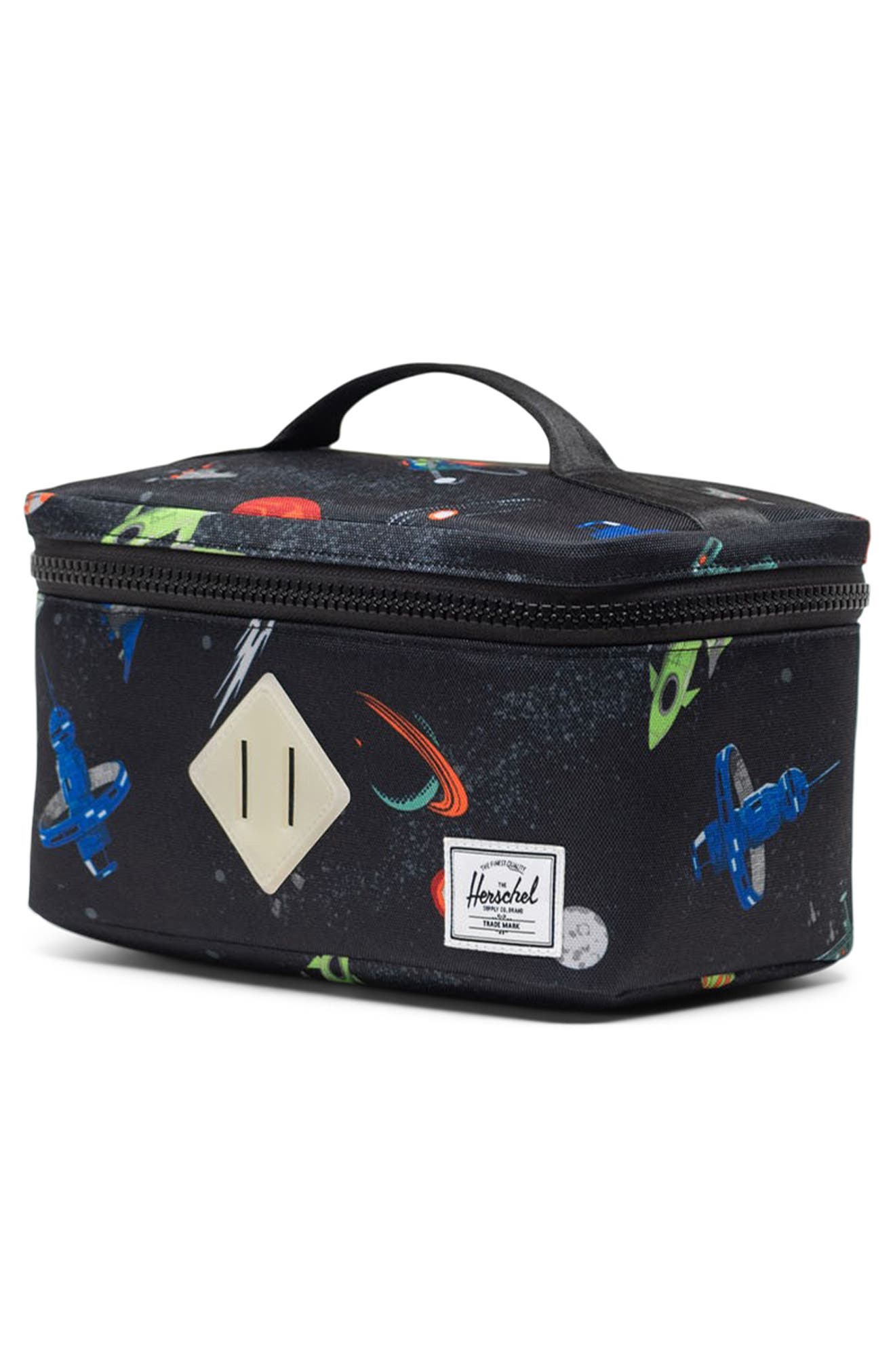 Herschel Supply Co. Kids' Heritage Lunch Bag, Alternate, color, Space Adventure Glow