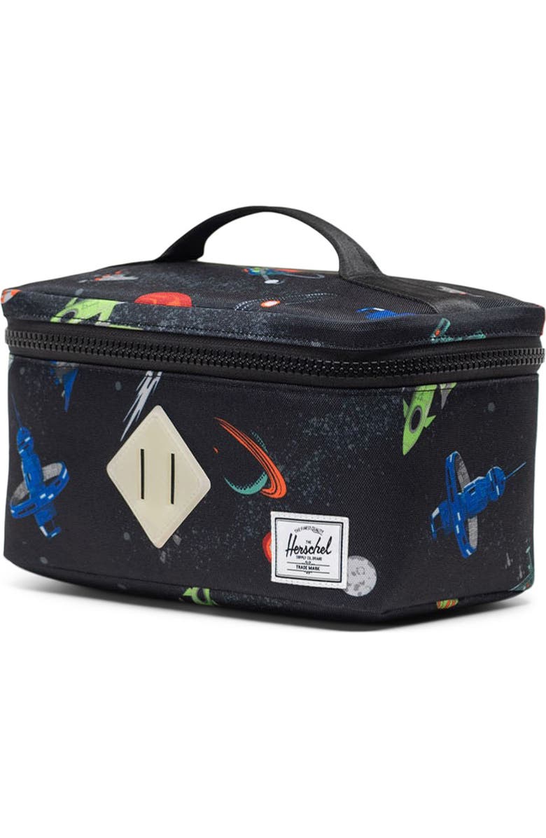 Herschel Supply Co. Kids' Heritage Lunch Bag, Alternate, color, Space Adventure Glow